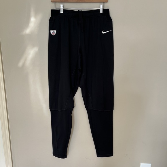 Nike NFL Equipment Training Athletic Pants Men's Black Large Atlanta Falcons #22 - Picture 1 of 6